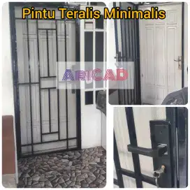 Pintu Teralis kawat nyamuk dan jendela teralis