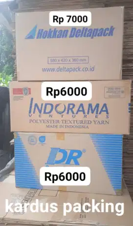 Jual kardus bekas untuk packing