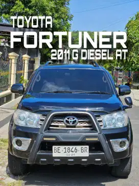 Toyota Fortuner 2011 G 2.5 Diesel metik full istimewa jual cepat yuk