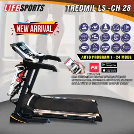 Treadmill auto incline maxs beban 130kg murah Makassar