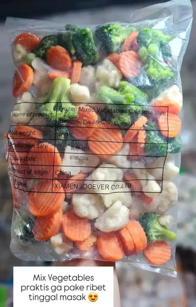 Sayur capcay potong 1kg