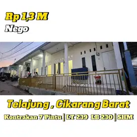 Dijual Cepat Murah Kontrakan 7 Pintu Dekat Kawasan Industri MM2100