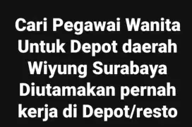 Pegawai Wanita untuk depot