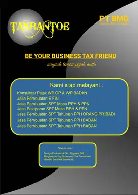 Jasa Perpajakan untuk Perusahaan, UMKM  dan orang pribadi