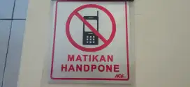 Sign Matikan Handphone