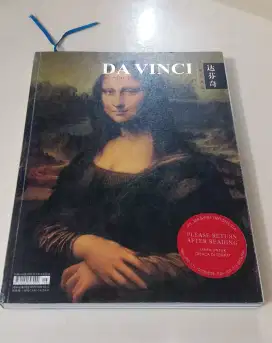 Buku DA VINCI  import .full warna dan Tebal