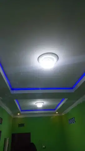 Plafon gipsum dan pvc