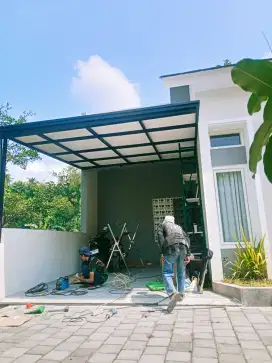 Canopy atap alderon singel layer