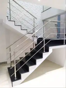 Bengkel pasang railing / reling tangga balkon modern minimalis bandung
