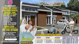 RUMAH SYARIAH DI JUAL DESAIN MODERN MINIMALIS DI WONOGIRI