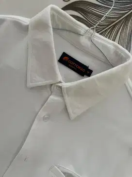 OBRAL Kemeja Casual Polo Putih
