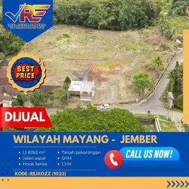 DIJUAL TANAH PEKARANGAN DI MAYANG JEMBER