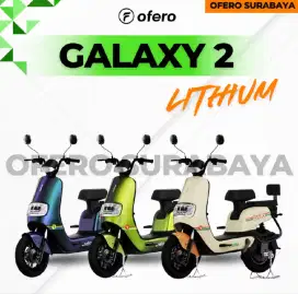 E-BIKE SEPEDA LISTRIK OFERO GALAXY2LA/LITH ll POWER 500 W SPEED 36 KM