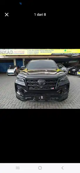 Toyota Fortuner VRZ 4x2 Tahun 2022 Hitam Metalik A/T 2.8