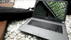 Laptop kuliah Hp 14 AMD A8 Ram 8gb Mulus Like New