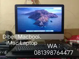 Di beli laptop macbook iMac bekas terima jual rusak mati total matot