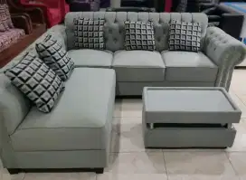 Sofa L shape kancing