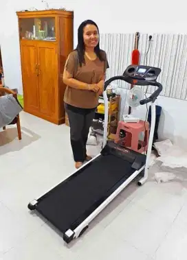 Elektrik Treadmill 1 Fungsi Excider Walking Baru Alat Fitness COD