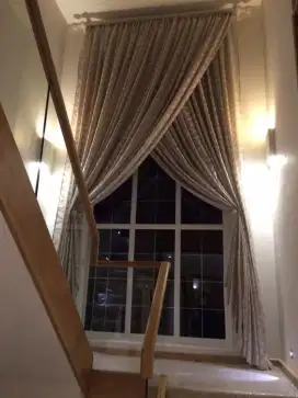 Jual gordyn gorden tirai vertikal roll blind jasa wallpaper dinding vi