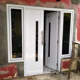 Pintu Aluminium Kaca