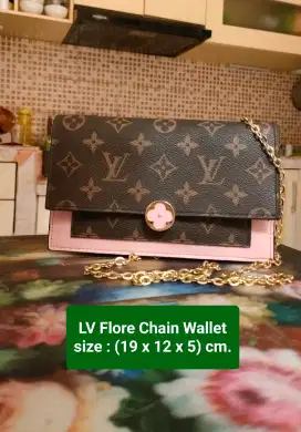 LV Flore Chain Wallet