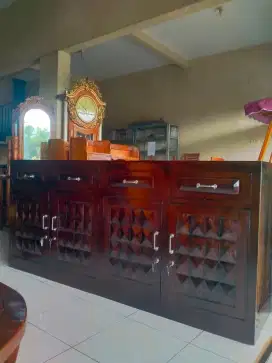 Meja Buffet TV kayu jati