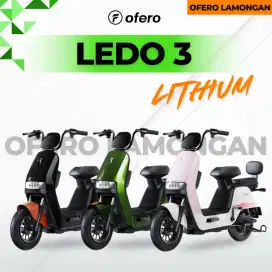 E-BIKE SEPEDA LISTRIK OFERO LEDO 3 LITH SPEED 38KM  POWER 500W