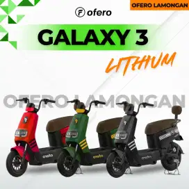 E-BIKE SEPEDA LISTRIK OFERO GALAXY 3 LITH SPEED 40KM  POWER 500W