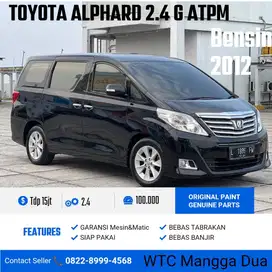 Toyota Alphard 2.4 G ATPM Pilot Seat Automatic Bensin 2012