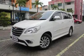 Pajak Panjang - Toyota Kijang Innova 2.0 E Bensin-MT 2014 Putih (KIL)