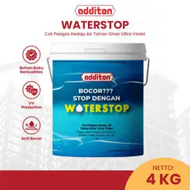 Additon Woterstop Cat Pelapis 4Kg Kedap Air Tahan Sinar UV