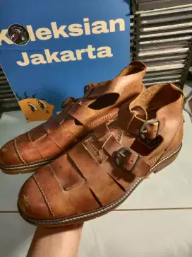Vintage Sepatu Kulit Brand Lane Crawford