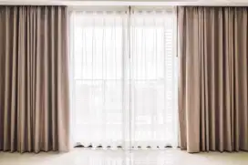 Jual gordyn gorden tirai vertikal roll blind jasa wallpaper dinding vi