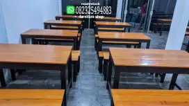 Meja kursi warung makan/cafe/warmindo