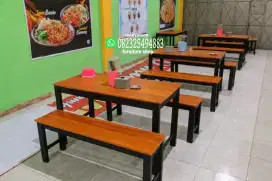 Meja kursi warung makan/cafe/warmindo