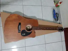 Gitar Akustik Elektrik Cowboy GWC 235 NS jumbo Cutway