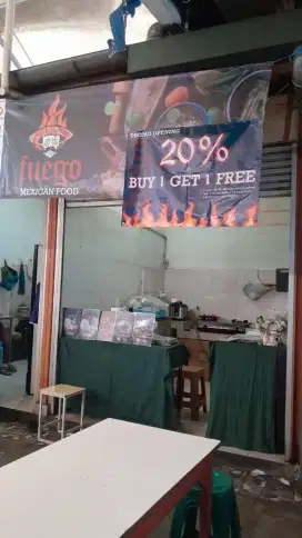 Lowongan kerja (F&B) masak dan jaga stand