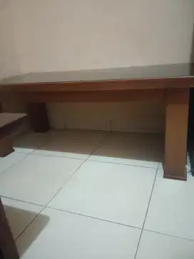 Jual cepat meja tamu/hias/belajar bahan kayu jati