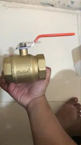 Dijual valve kuningan merk ando baru ukuran 2 inch