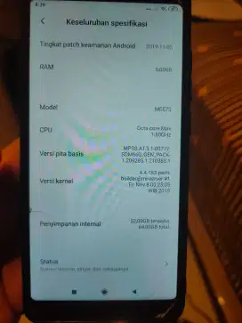 Redmi Note 5 spek 6/64 Bekas