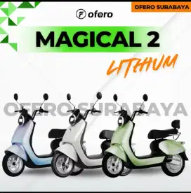 E-BIKE SEPEDA LISTRIK OFERO MAGICAL 2 LITH II POWER 500 W SPEED 36 KM