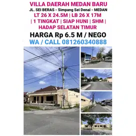 DI JUAL VILLA HOOK DI JALAN SEI BERAS SIMPANG DENAI