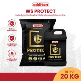 Additon WS Protect 20KG Cat Anti Bocor Bahan Dasar Sebelum Pengecatan