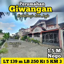 Jual Cepat Rumah di Perum Kota Jogja Giwangan Umbulharjo