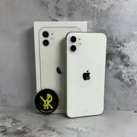 iPhone 11 128GB White Second Garansi IBOX Panjang - LikeNew