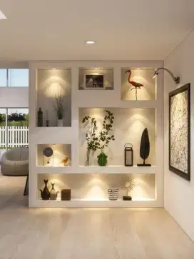 Partisi/penyekat ruangan interior furniture custom