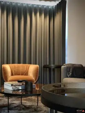 Jual gordyn gorden tirai vertikal roll blind jasa wallpaper dinding vi