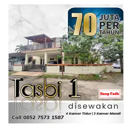 Disewakan rumah 2 lantai komplek tasbi 1 / tasbih 1