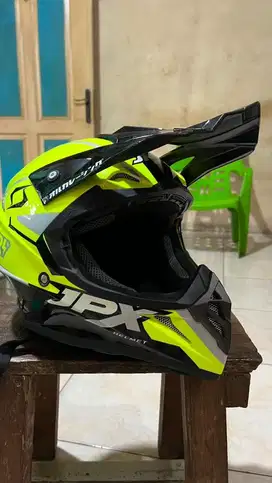 Helm JPX orca limited edition kuning stabilo