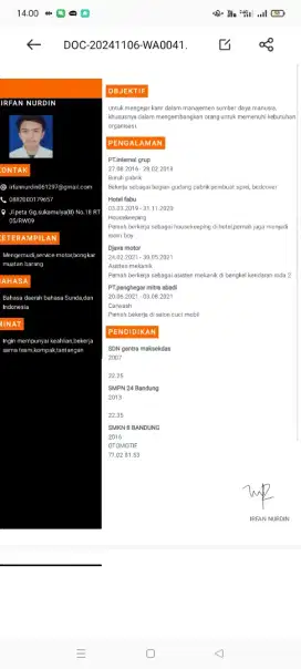 Cari pekerjaan... B.U